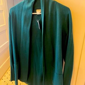 NWT J Crew Factory lightweight sweater blazer